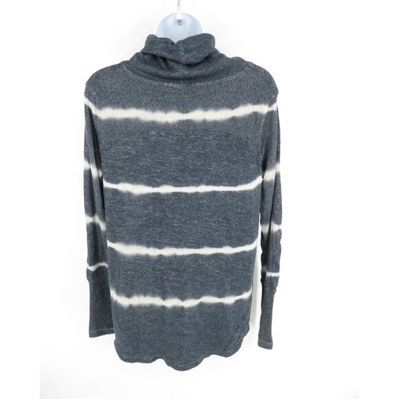 Theo & Spence Womens Grey Tie-Dye Cowl Neck Sweater Top Small NWT $68 - Picture 4 of 4
